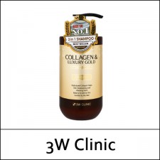 [3W Clinic] (b) Collagen & Luxury Gold 3 In 1 Shampoo 750ml / 8415(1.2) / 5,600 won(R) 